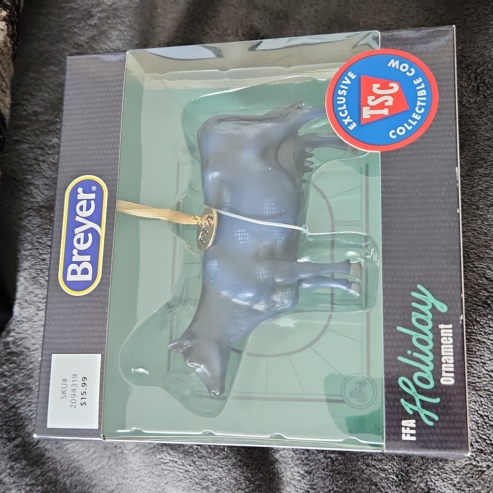 Breyer Charming Blue Cow ornament